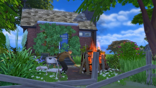  Les Sims 4: Abandoned house