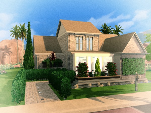  The Sims Resource: Modern Contemporary House   no CC by MisterKomo