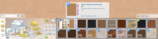  Mod The Sims: Plank Wood Flood Flooring Collection by sistafeed