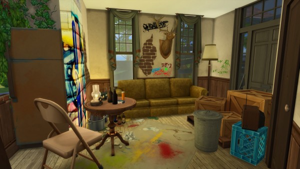  Les Sims 4: Abandoned house