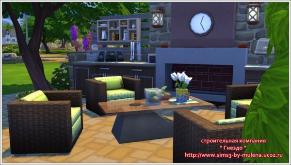  Sims 3 by Mulena: Our courtyard 8
