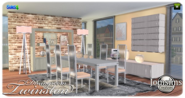  Jom Sims Creations: Twinston livingroom