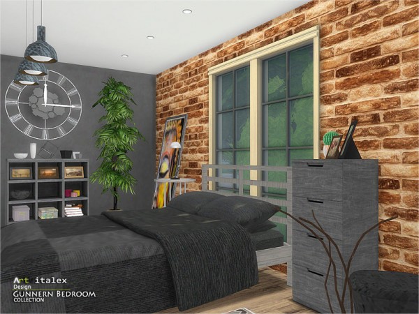 The Sims Resource: Gunnern Bedroom by ArtVitalex • Sims 4 Downloads