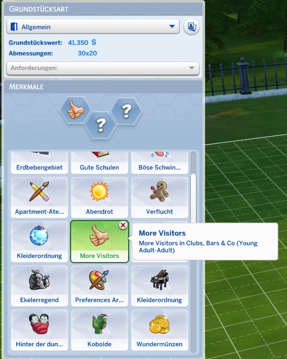  Mod The Sims: More Visitors | Custom Lot Trait and Door Interaction by LittleMsSam