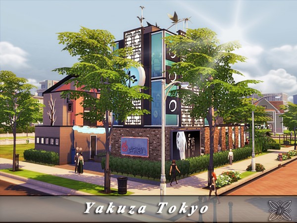  The Sims Resource: Yakuza Tokyo by Danuta720
