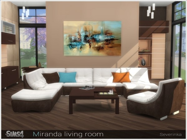  The Sims Resource: Miranda livingroom by Severinka