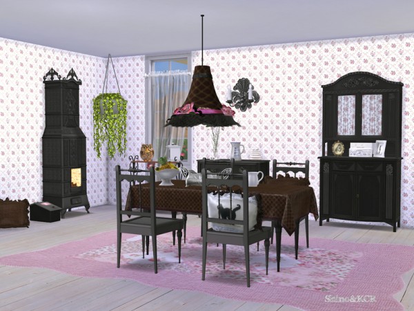  The Sims Resource: Shabby Chic Dining by ShinoKCR