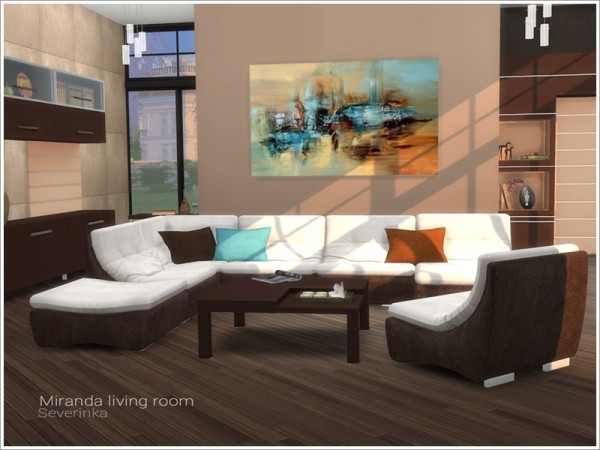  The Sims Resource: Miranda livingroom by Severinka