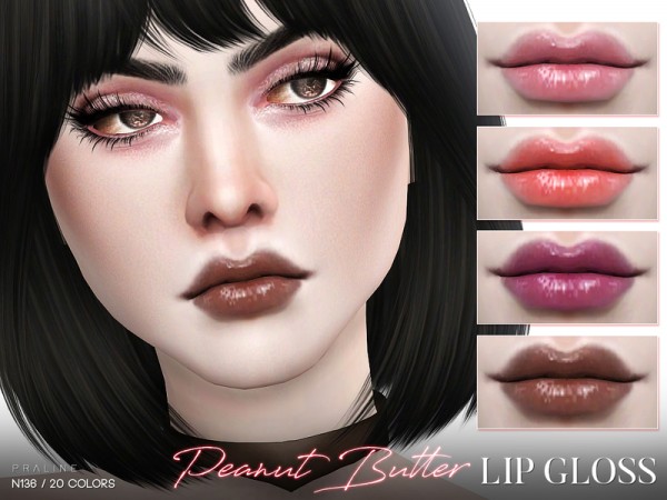  The Sims Resource: Peanut Butter Lip Gloss N136 by Pralinesims