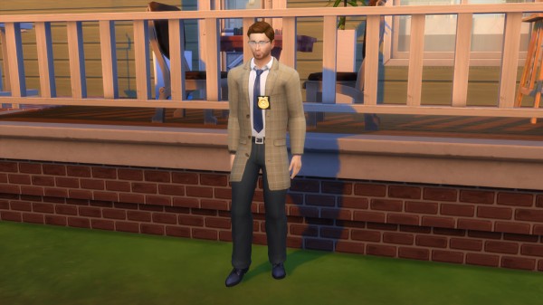  Mod The Sims: Special agent uniform like sims freeplay by novalpangestik
