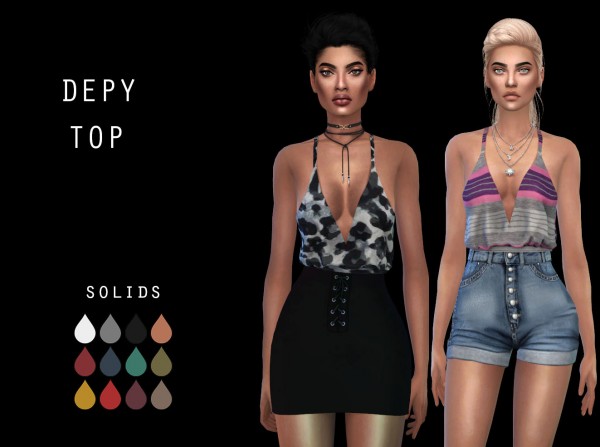  Leo 4 Sims: Depy top recolored