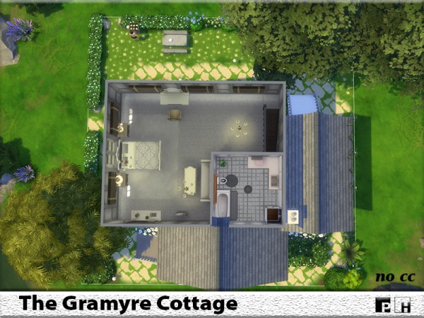  The Sims Resource: The Gramyre Cottage by Pinkfizzzzz