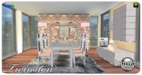  Jom Sims Creations: Twinston livingroom