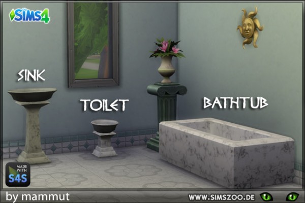  Blackys Sims 4 Zoo: Early Civ Bathroom 2 by mammut
