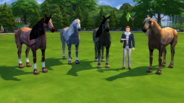  Simsworkshop: Titan Quest Horse by BigUglyHag