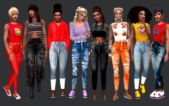  Dreaming 4 Sims: Top and jeans