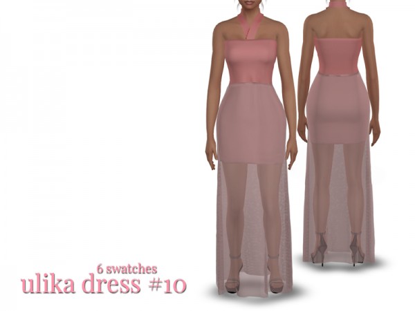  The Sims Resource: 2 Long dress by UliKa