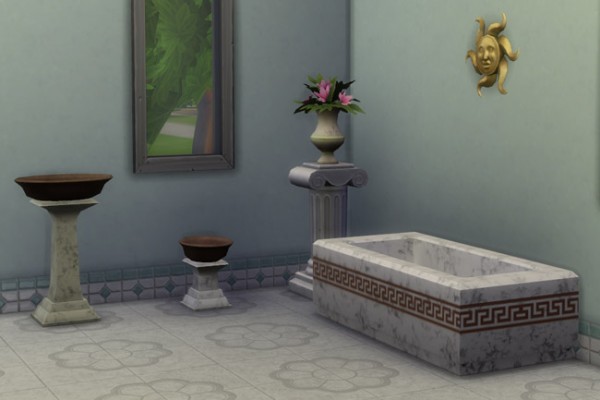  Blackys Sims 4 Zoo: Early Civ Bathroom 2 by mammut