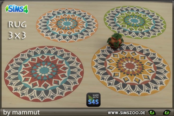  Blackys Sims 4 Zoo: Orna rugs 1 by mammut