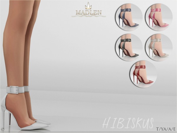  The Sims Resource: Madlen Hibiskus Shoes by MJ95
