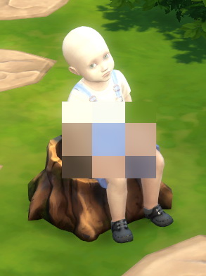  Simsworkshop: Magic PlantSim Stump as a Toddler Potty by BigUglyHag