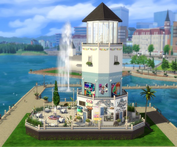  Mod The Sims: Taverna Akrotiri (no CC) by Alrunia