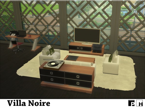  The Sims Resource: Villa Noire by Pinkfizzzzz