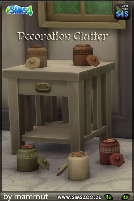  Blackys Sims 4 Zoo: Old biscuit box by mammut