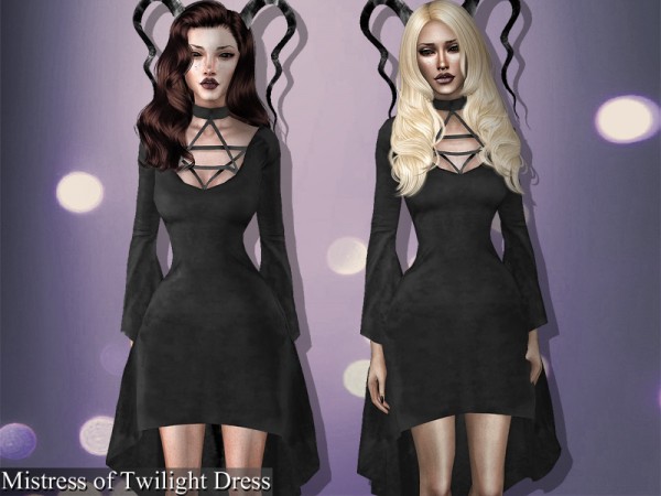 The Sims Resource: Nox Eternis Dress Collection by Genius666 • Sims 4 ...