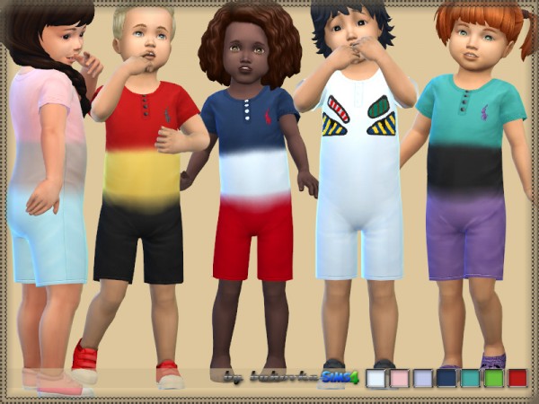  The Sims Resource: Overalls Three Colors by bukovka