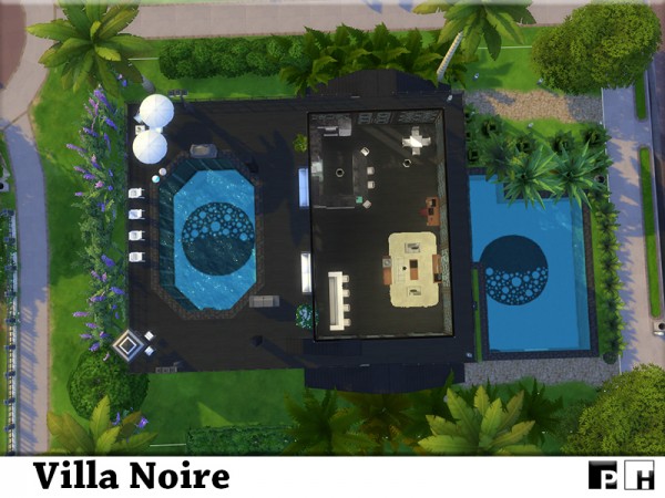  The Sims Resource: Villa Noire by Pinkfizzzzz