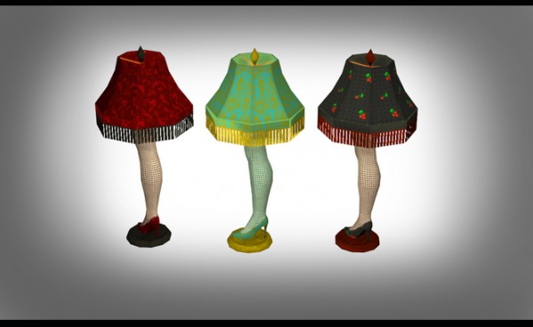 Sims 4 Designs: Kithri Leg With Fishnets Lamp