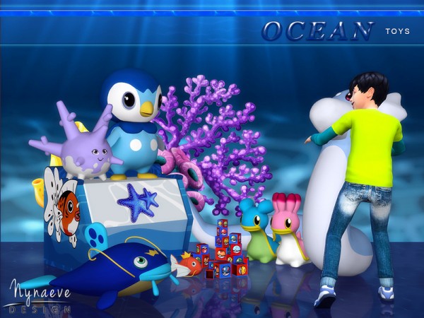  The Sims Resource: Ocean Toys by NynaeveDesign