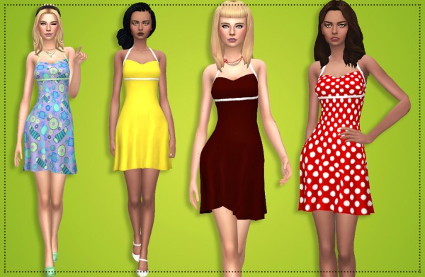  Simsworkshop: Effervescent Dress by Annabellee25