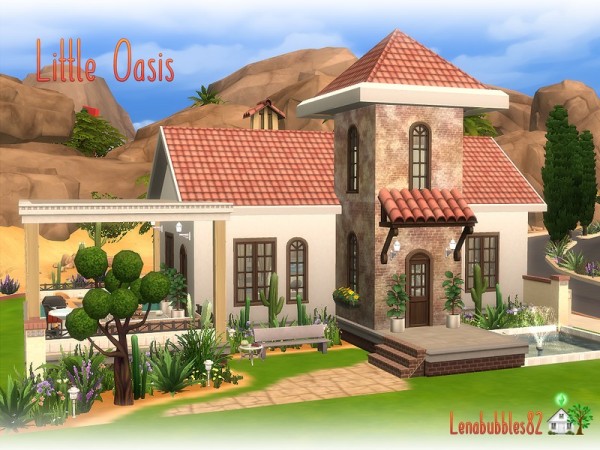  The Sims Resource: Little Oasis No CC by lenabubbles82
