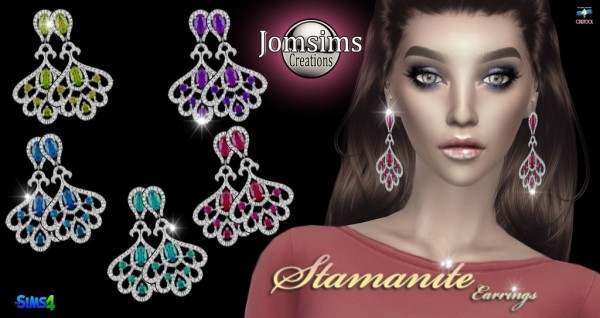 Jom Sims Creations: Stamanite earrings