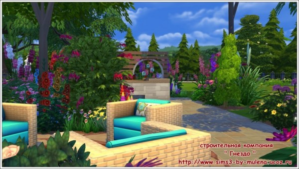 Sims 3 by Mulena: Our courtyard 6