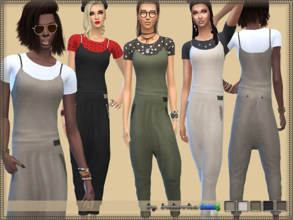  The Sims Resource: Overalls and Linen by bukovka