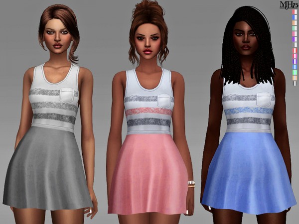  The Sims Resource: Sunya Dress by Margeh 75