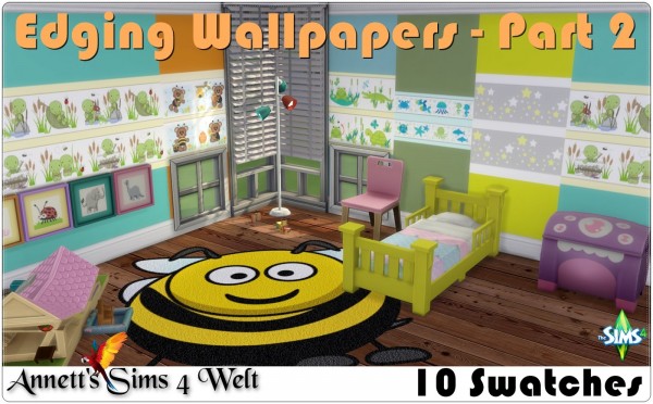 Annett`s Sims 4 Welt: Edging Wallpapers   Part 2