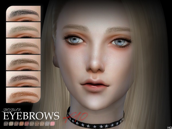  The Sims Resource: Eyebrows F10 by Bobur