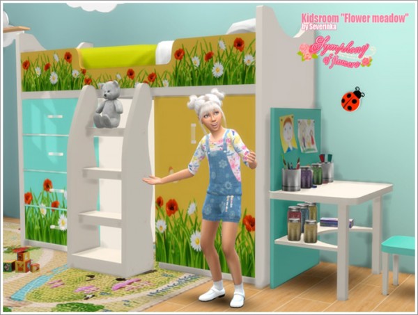 Sims by Severinka: Flower meadow kidsroom