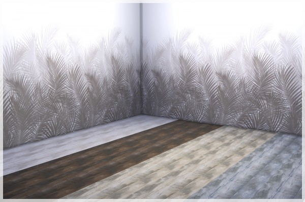 Helen Sims: Wood Floors and Palm Wallpapers