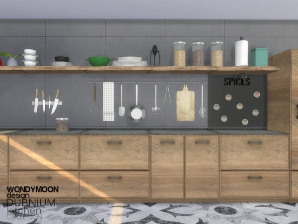  The Sims Resource: Dubnium Kitchen Decorations by wondymoon