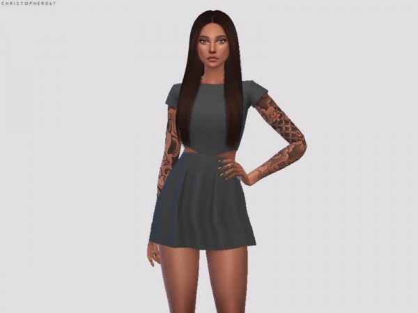  The Sims Resource: Scomiche Dress by Christopher067