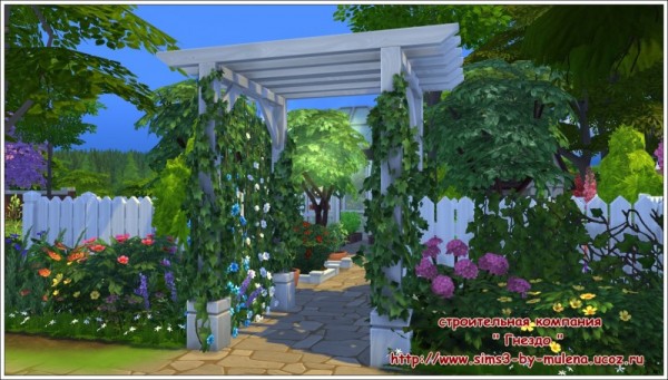 Sims 3 by Mulena: Our courtyard 7 • Sims 4 Downloads