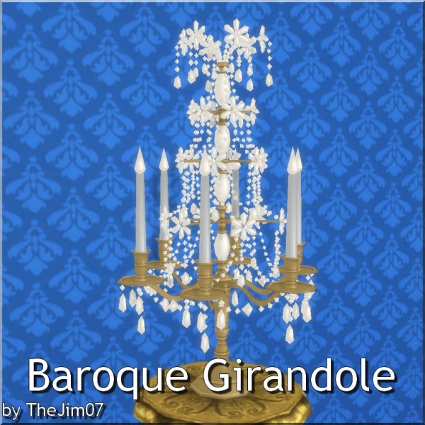  Mod The Sims: Baroque Girandole by TheJim07