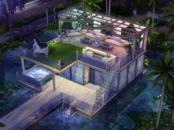  The Sims Resource: Party Houseboat by galadrijella