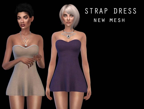  Leo 4 Sims: Strap dress recolored