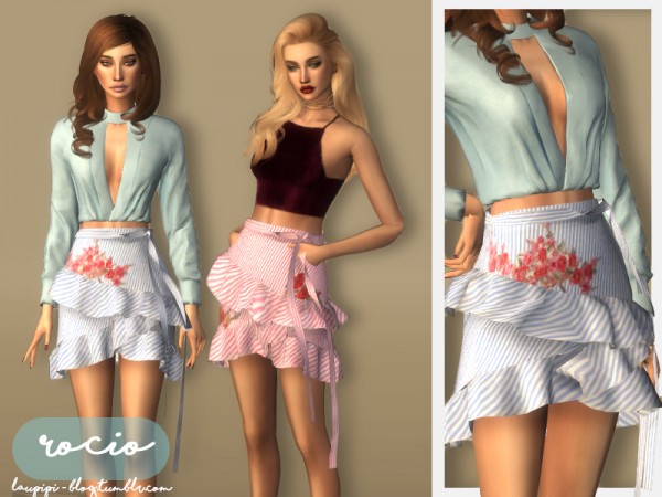  The Sims Resource: Rocio   Skirt by laupipi
